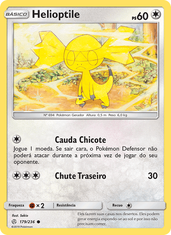 Helioptile, carta 179 de Eclipse Cósmico