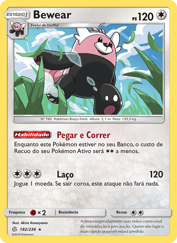 Bewear, carta 182 de Eclipse Cósmico