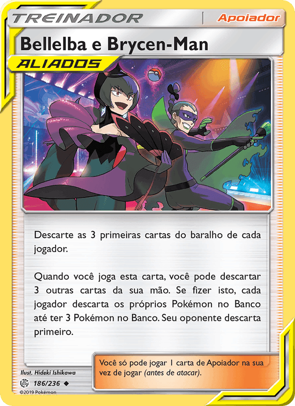 Bellelba e Brycen-Man, carta 186 de Eclipse Cósmico