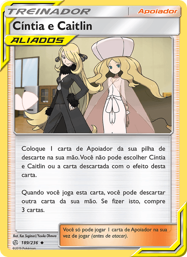 Cíntia e Caitlin, carta 189 di Eclipse Cósmico