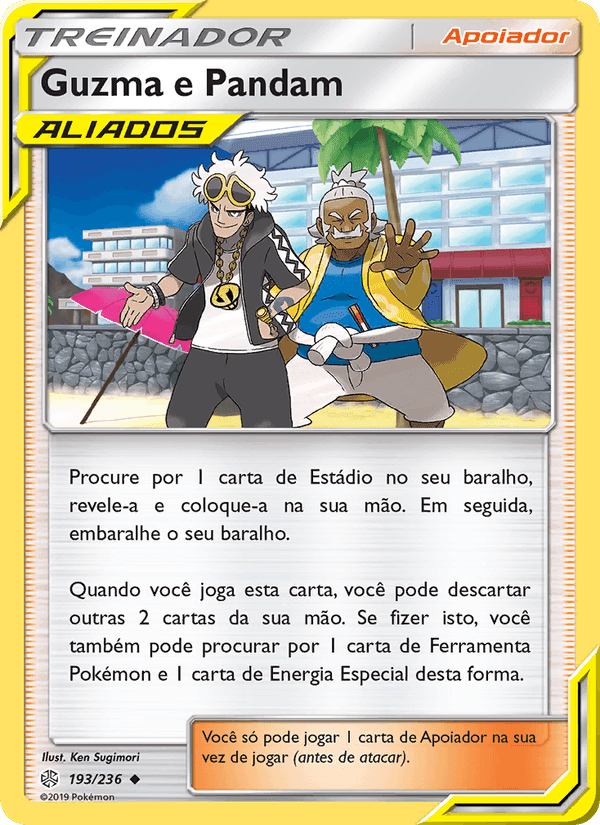 Guzma e Pandam, carta 193 de Eclipse Cósmico