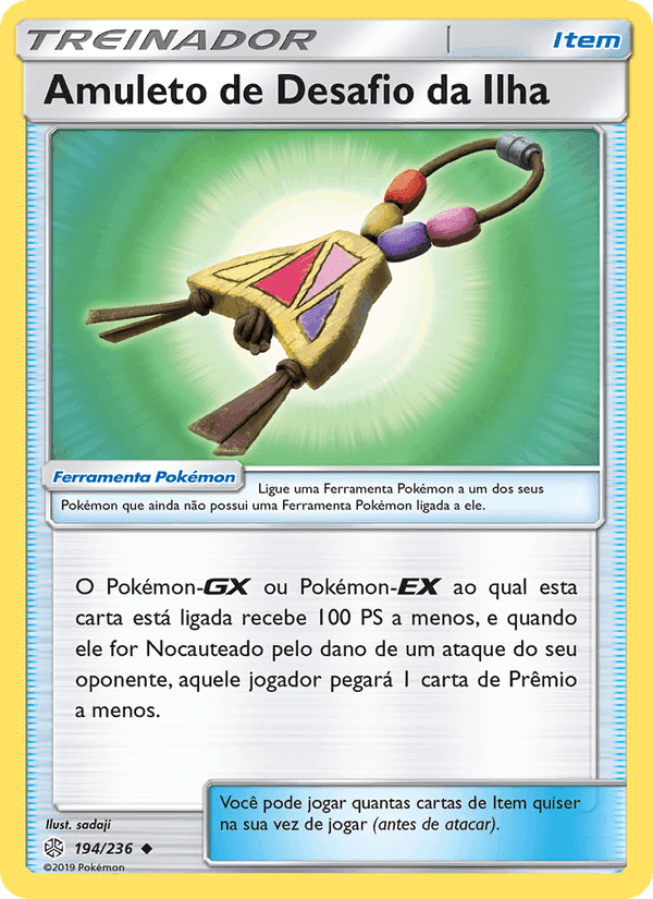 Amuleto de Desafio da Ilha, card 194 from Eclipse Cósmico