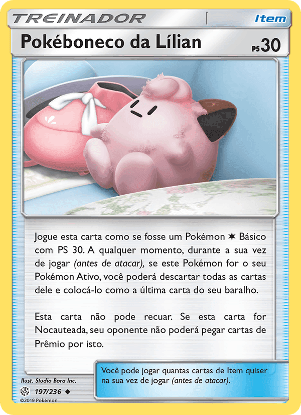 Pokéboneco da Lílian, carta 197 de Eclipse Cósmico
