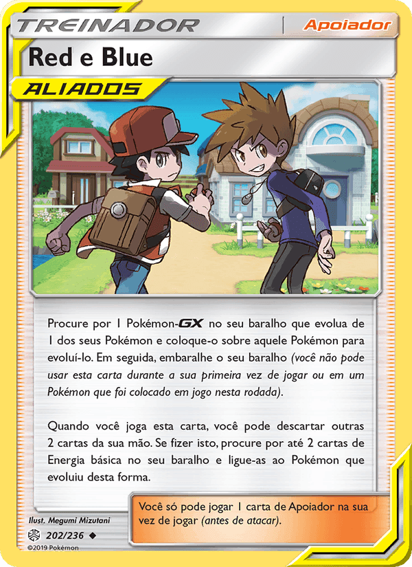 Red e Blue, card 202 from Eclipse Cósmico