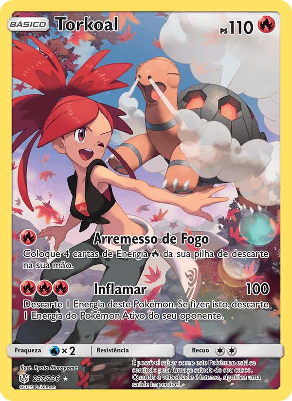 Torkoal, carta 237 de Eclipse Cósmico