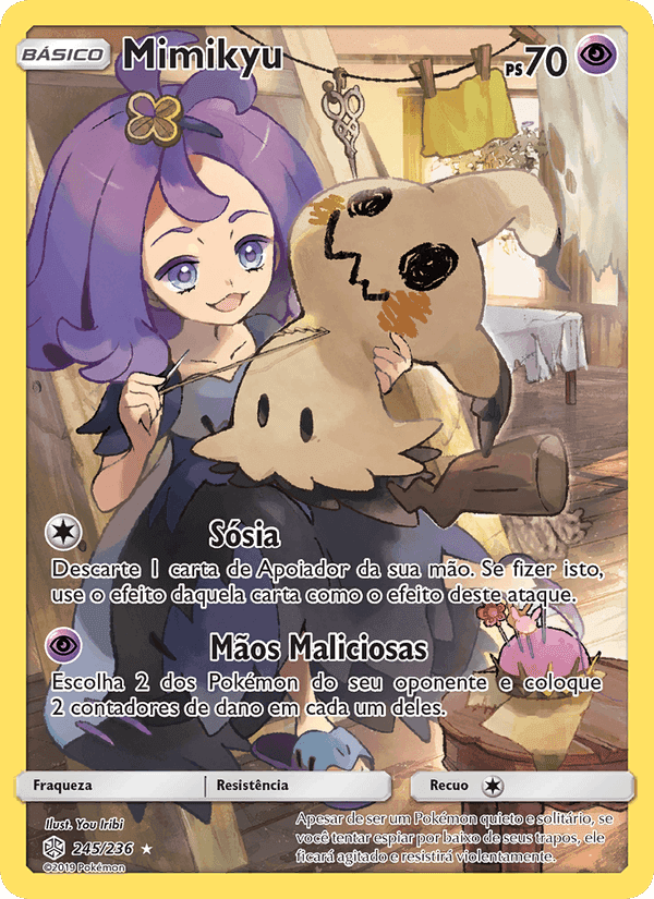 Mimikyu, carte 245 de Eclipse Cósmico
