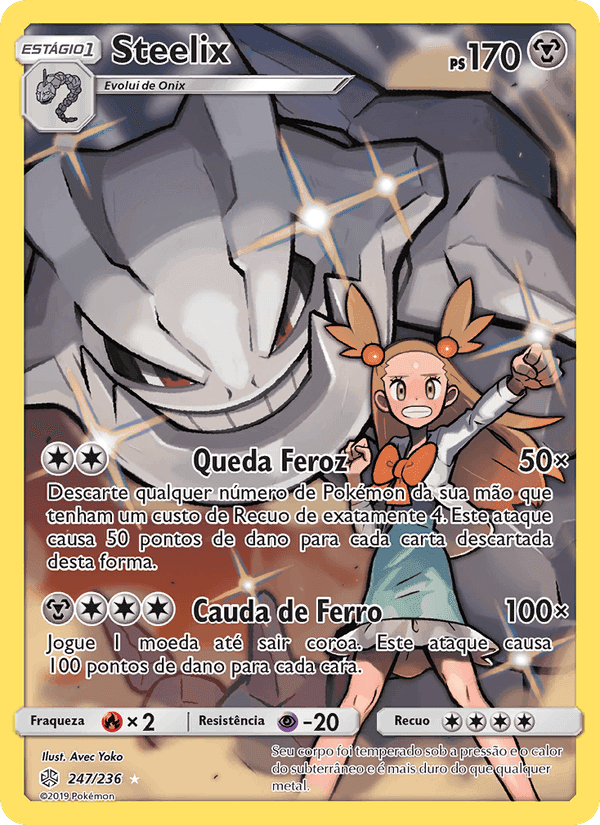 Steelix, carta 247 de Eclipse Cósmico