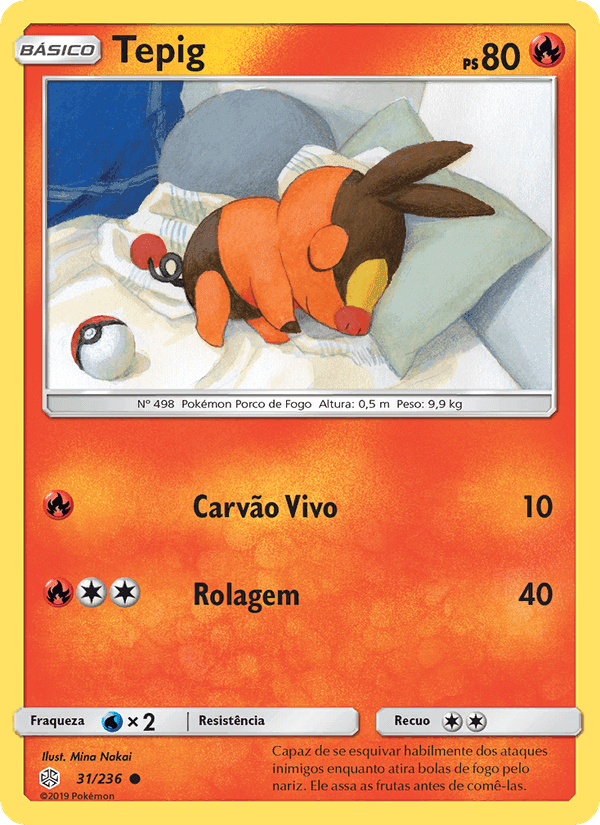 Eclipse Cósmico の 31 番、Tepig