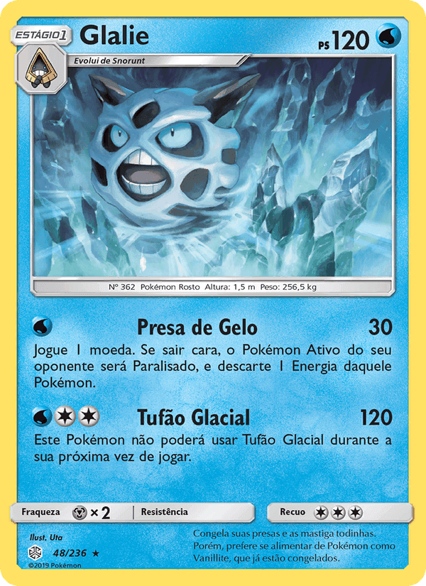 Eclipse Cósmico の 48 番、Glalie