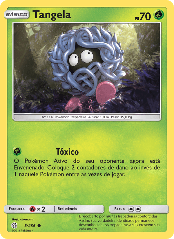 Tangela, carta 5 de Eclipse Cósmico