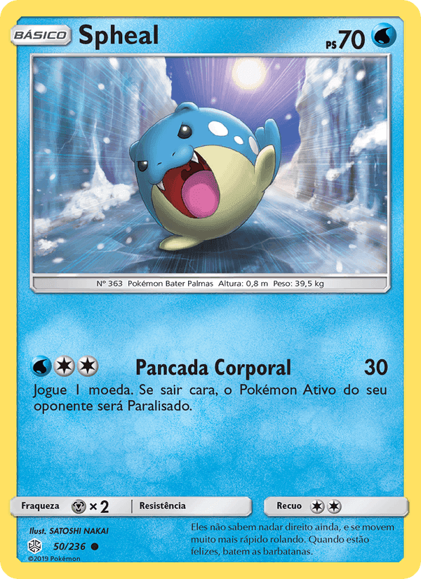 Spheal, carta 50 di Eclipse Cósmico