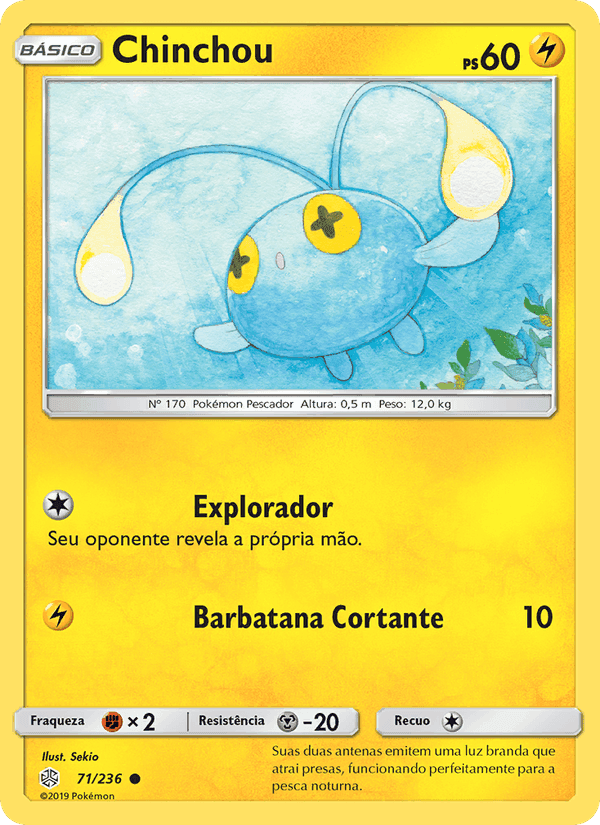 Chinchou, carta 71 de Eclipse Cósmico
