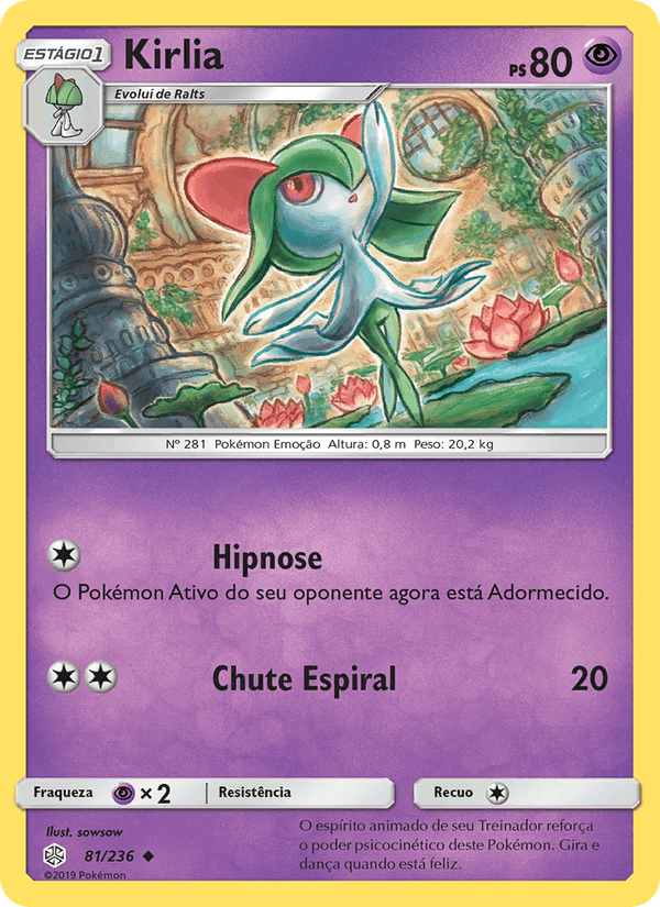 Kirlia, carta 81 de Eclipse Cósmico