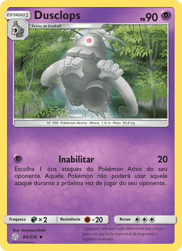 Dusclops, carta 84 de Eclipse Cósmico