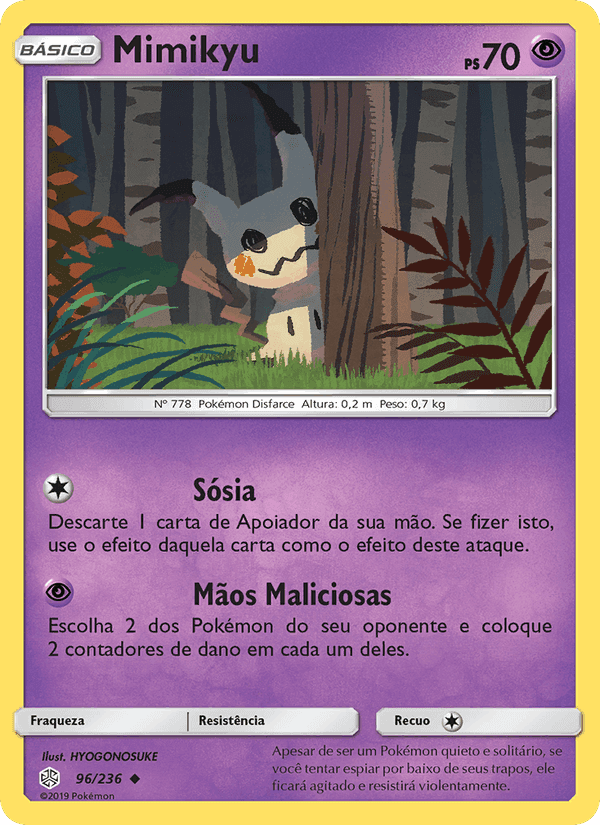 Mimikyu, carte 96 de Eclipse Cósmico