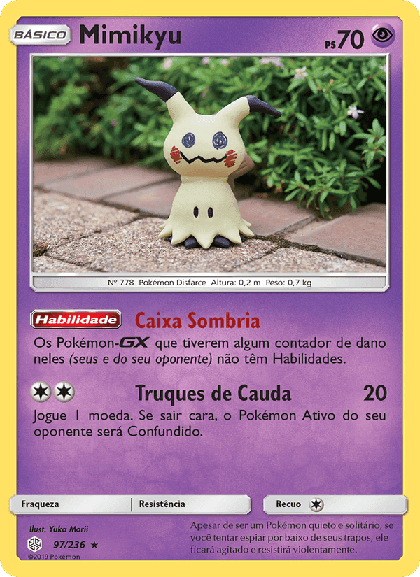 Mimikyu, card 97 from Eclipse Cósmico