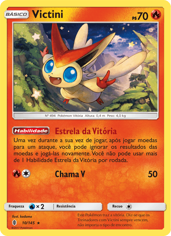 Victini, carta 10 de Guardiões Ascendentes