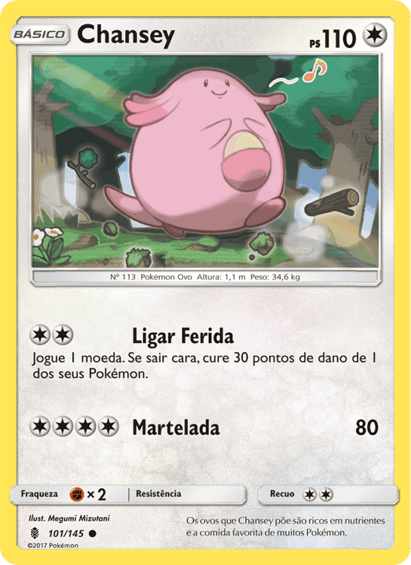 Guardiões Ascendentes の 101 番、Chansey