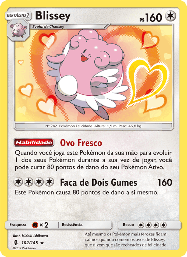 Blissey, carta 102 de Guardiões Ascendentes