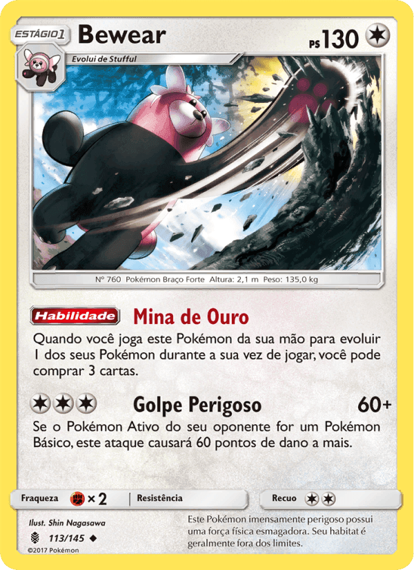 Bewear, carta 113 de Guardiões Ascendentes