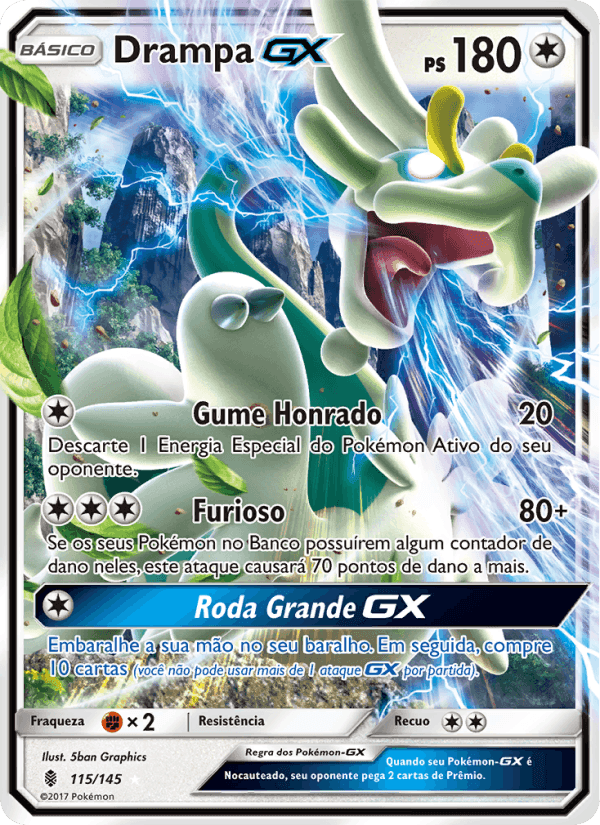 Drampa GX, card 115 from Guardiões Ascendentes