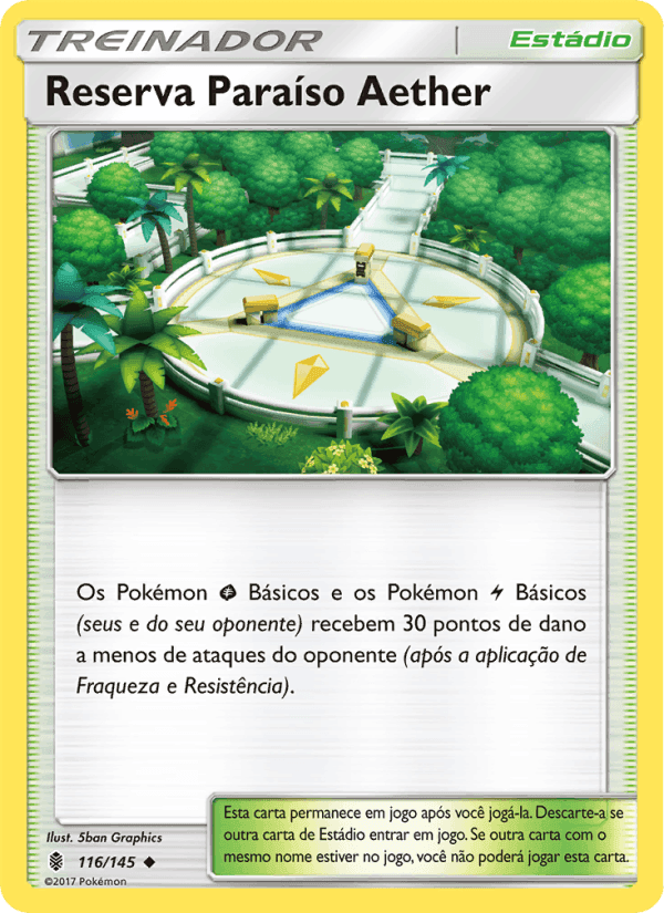 Reserva Paraíso Aether, carta 116 de Guardiões Ascendentes