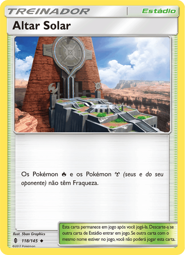 Altar Solar, carta 118 de Guardiões Ascendentes