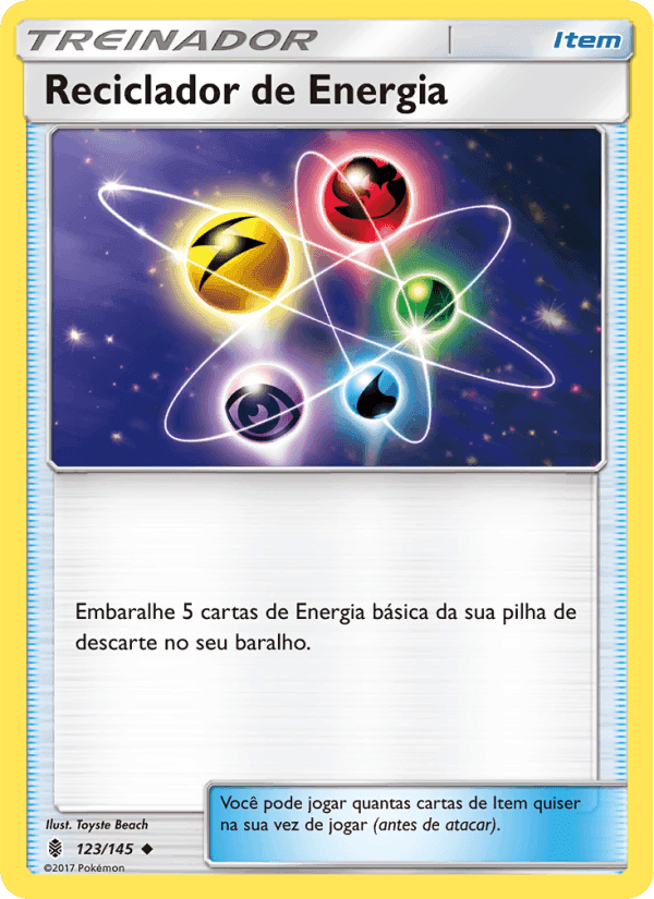 Reciclador de Energia, carta 123 di Guardiões Ascendentes
