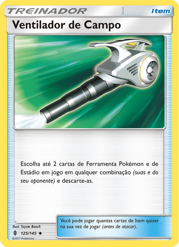 Ventilador de Campo, carta 125 de Guardiões Ascendentes