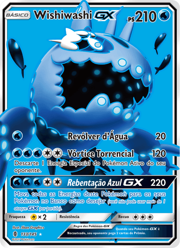 Wishiwashi GX, card 133 from Guardiões Ascendentes