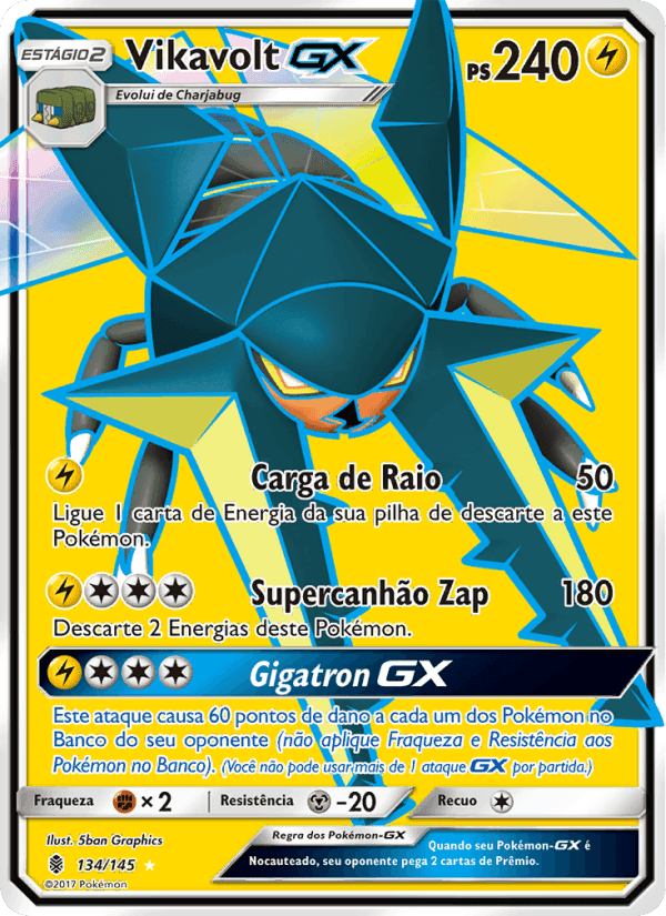 Vikavolt GX, carta 134 de Guardiões Ascendentes
