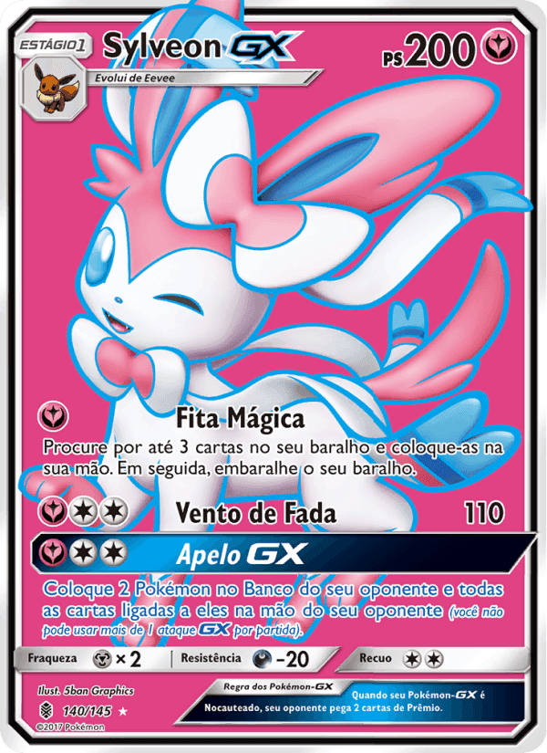Sylveon GX, carta 140 de Guardiões Ascendentes
