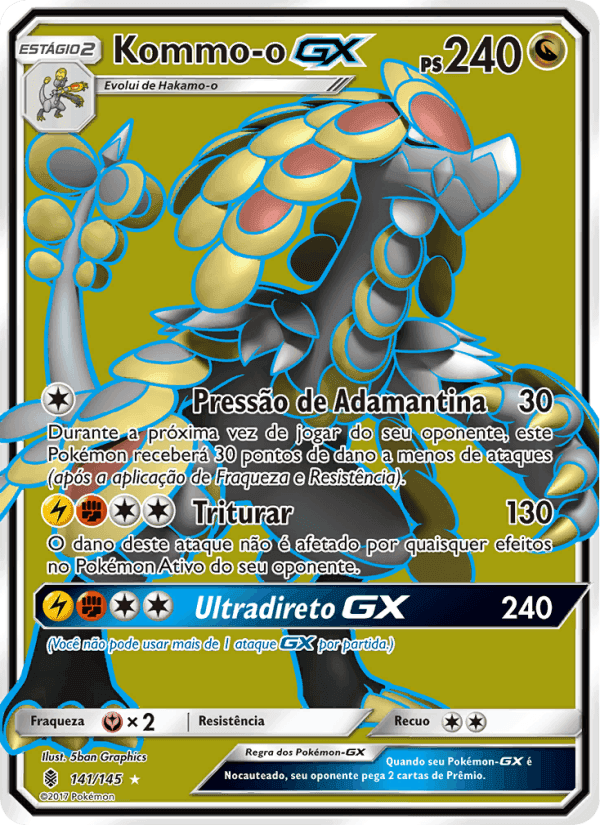 Kommo-o GX, carta 141 de Guardiões Ascendentes