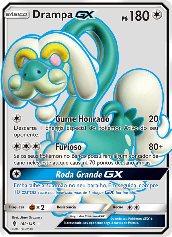 Drampa GX, carta 142 de Guardiões Ascendentes