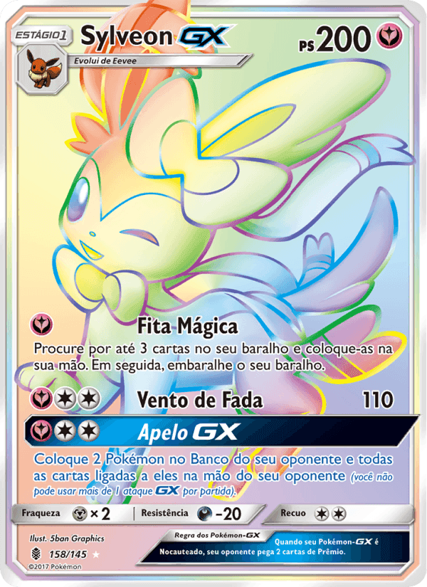 Sylveon GX, carta 158 de Guardiões Ascendentes