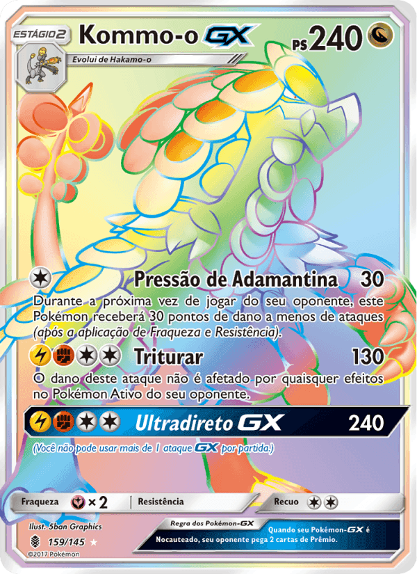 Kommo-o GX, carta 159 de Guardiões Ascendentes