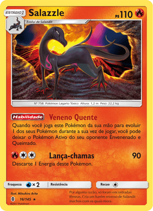 Salazzle, carta 16 de Guardiões Ascendentes