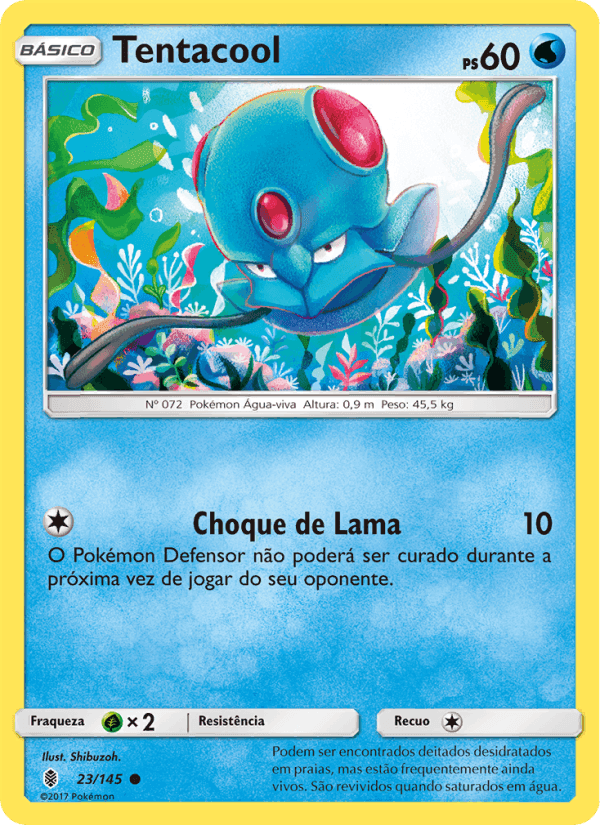 Tentacool, carta 23 de Guardiões Ascendentes