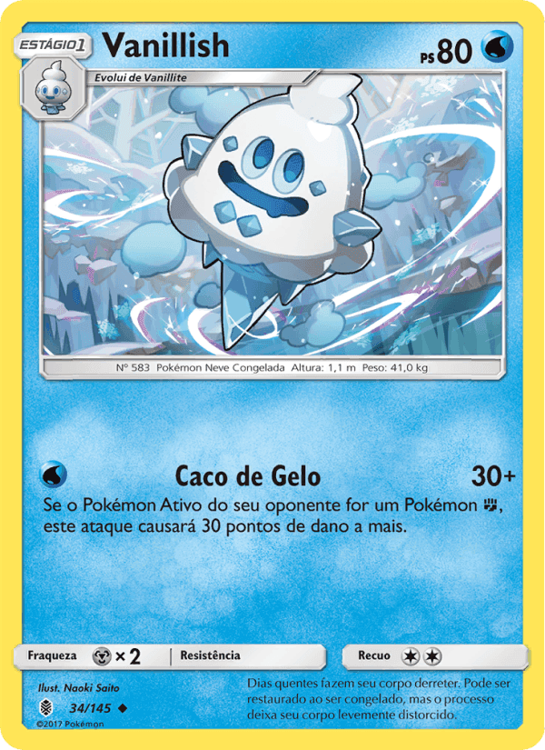 Vanillish, carta 34 de Guardiões Ascendentes