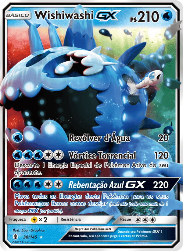Wishiwashi GX, carta 38 de Guardiões Ascendentes