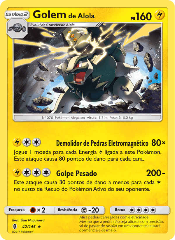 Golem de Alola, carta 42 de Guardiões Ascendentes