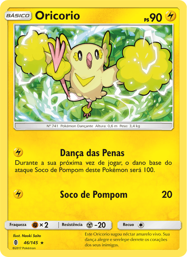 Oricorio, carta 46 de Guardiões Ascendentes