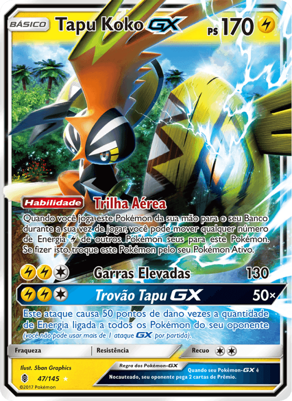 Tapu Koko GX, carta 47 de Guardiões Ascendentes