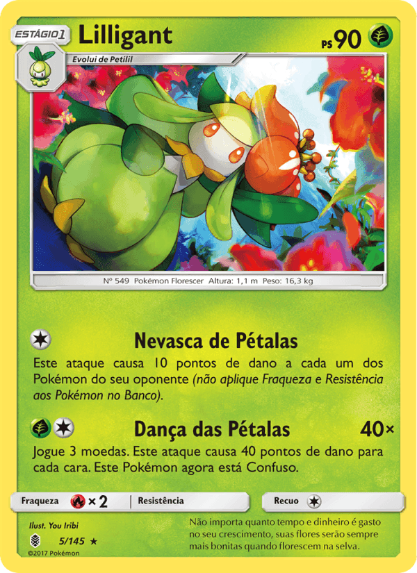 Lilligant, carta 5 de Guardiões Ascendentes