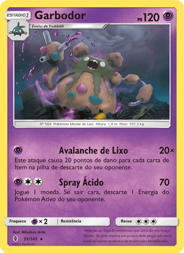 Garbodor, carta 51 de Guardiões Ascendentes