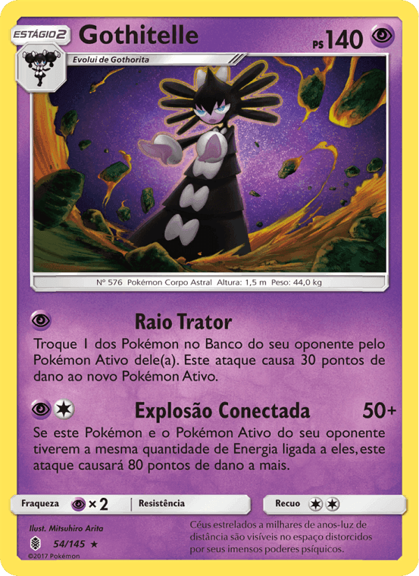 Gothitelle, carta 54 de Guardiões Ascendentes