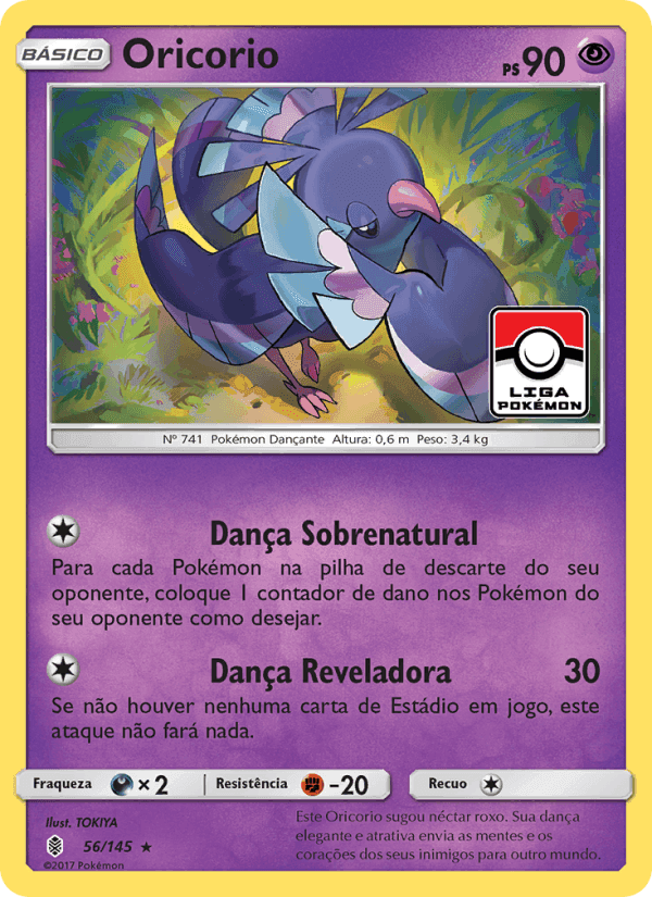 Oricorio, carta 56 de Guardiões Ascendentes