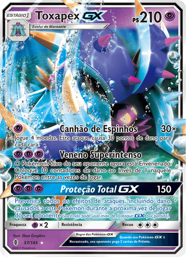Toxapex GX, carta 57 de Guardiões Ascendentes