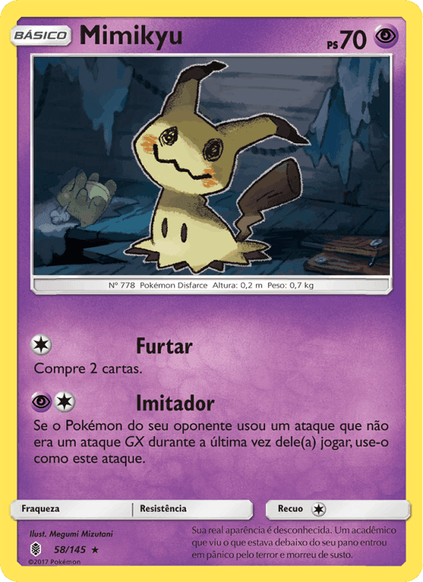 Mimikyu, carta 58 de Guardiões Ascendentes
