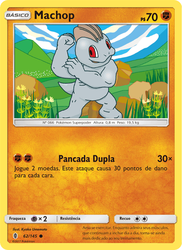 Machop, carta 62 de Guardiões Ascendentes